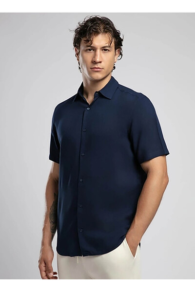 Lee Cooper Regular Fit Lacivert Erkek Gömlek 252 LCM 241019 BASICES LACİVERT