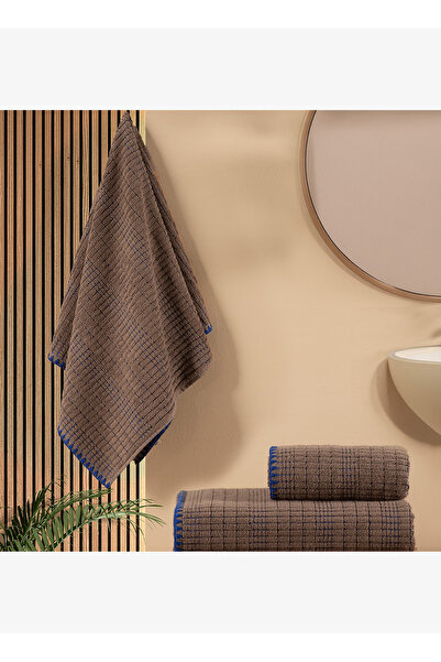 Sarev Coffee Towel Omen 50X90 Towel, Mocha