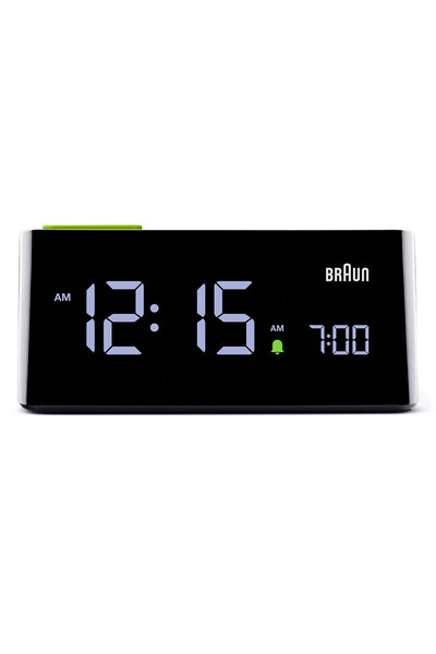 Braun BC16BEU SİYAH VA LCD EKRAN DİJİTAL ALARMLI MASA SAATİ