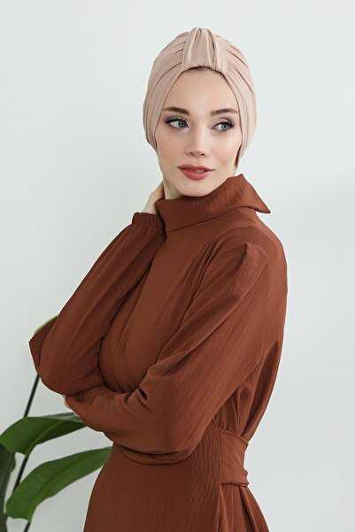 Aisha's Design Χτενισμένο βαμβακερό καπέλο, B-68, Ανοιχτό βιζόν