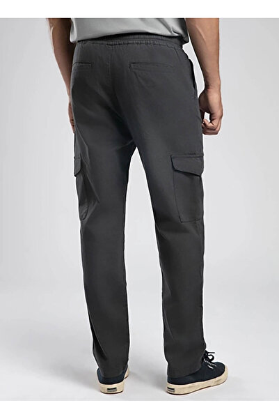 Lee Cooper Normal Paça Koyu İndigo Erkek Kargo Pantolon 252 LCM 221004 KETGO K. İNDİGO