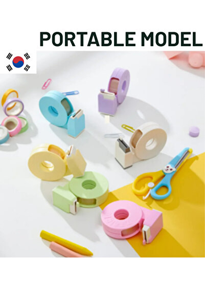 SANSKORE ZZALRIO Portable Model Taşınabilir Pratik Çocuk Güvenli Bant Kesici ...