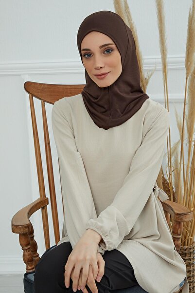 Aisha's Design Μαντίλι ιδρυμένοτροπίας, TB-5, Καφέ