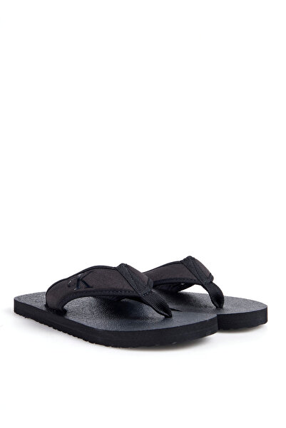 Calvin Klein Siyah Erkek Plaj Terliği THONG+ CV