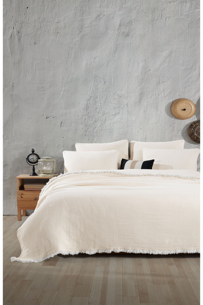 destinyhometex Ivory 6 Layer Muslin Quilt / Double 220x240