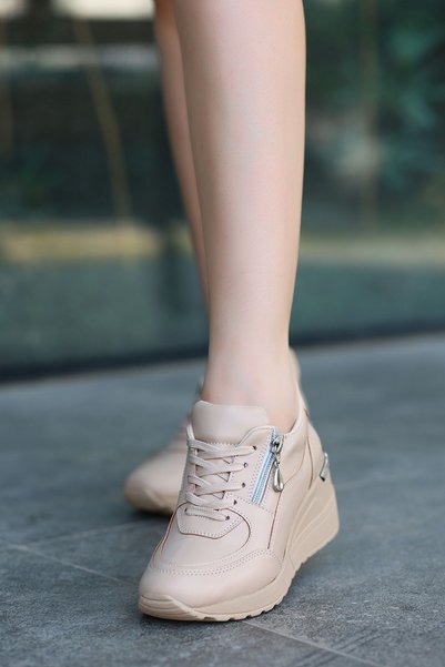 kajal ayakkabı BERLİN Casual Sneakers - NUDE