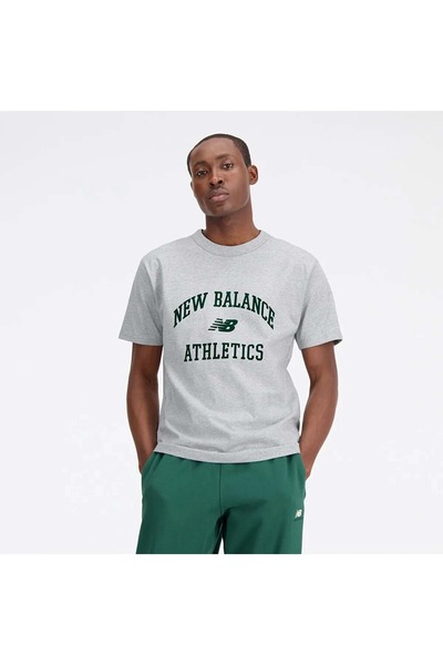 New Balance Ανδρικό μπλουζάκι Mnt1402 Γκρι