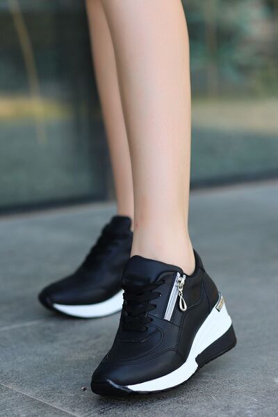 kajal ayakkabı Pantofi sport casual BERLIN-ALB NEGRU