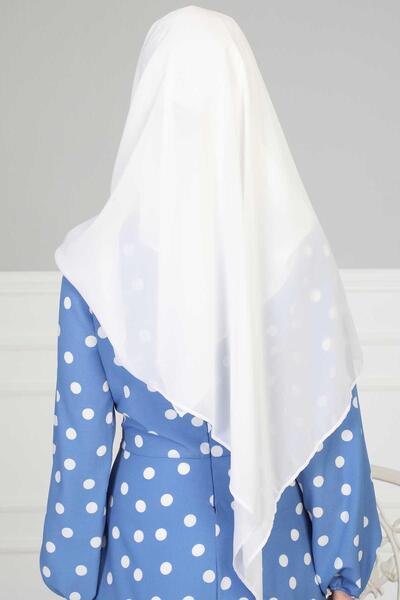 Ayşe Tasarım Cross Practical Chiffon Shawl,Cps-502,Cps-502,White
