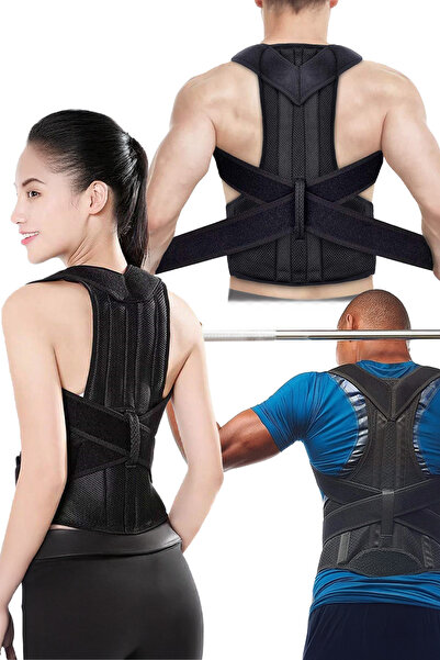 Arnee Жіночий та чоловічий корсет для випрямлення спини, проти сутулості та з магнітною фізичною підтримкою, що запобігає кіфозу