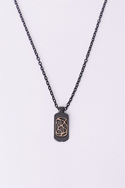 Tudors Unisex Siyah Kolye