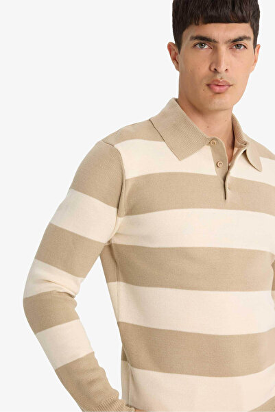 DeFacto Sand Men's Sweater Y4194Az/Bg206