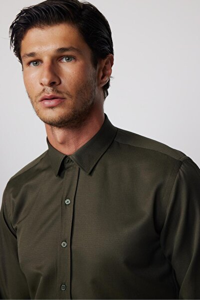 Tudors Modern Slim Fit Cotton Easy Ironing Dobby Men's Shirt