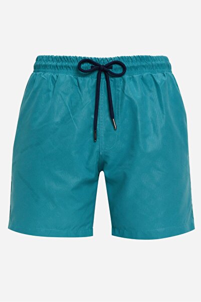 Tudors شورت سباحة للرجال ذو مقاس قياسي وبطانة شبكية سريع الجفاف منقوش باللون ...