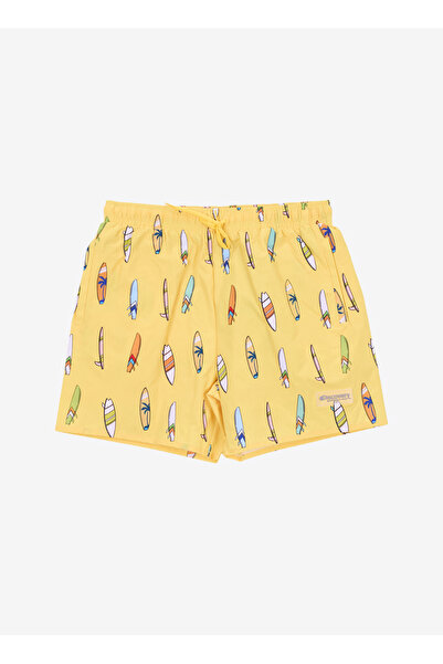 Discovery Expedition Sarı Erkek Çocuk Şort Mayo D5SB-MY-3304