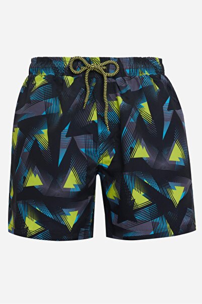 Tudors Pantaloni scurți de baie pentru bărbați, cu croială standard, din plas...