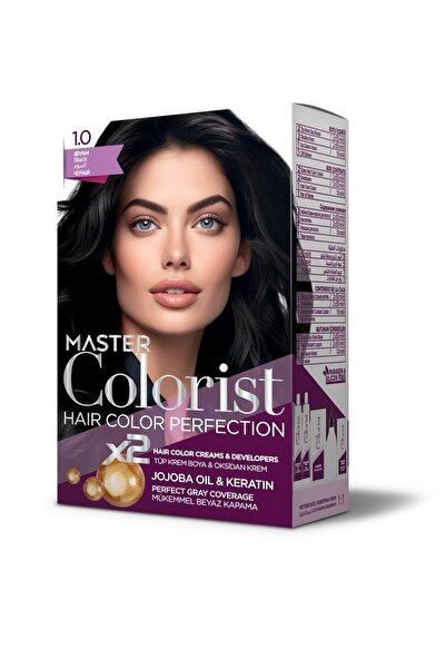 Master colorist Hair Color Hair Color Perfection Set Saç Boyası 1.0 Siyah
