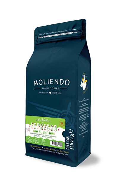 Moliendo Finest Coffee Salerno Espresso Blend Kahve (Çekirdek Kahve) 1000 g