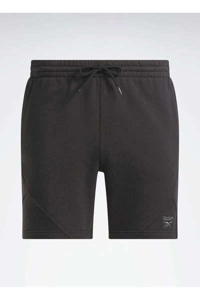 Reebok 100214084 ICON ELEMENTS SHORT Siyah Lastikli Bel Regular Fit Erkek Şort