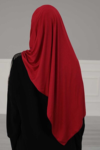 Aisha's Design Πρακτικό χτενισμένο βαμβακερό σάλι, PS-16, μπορντό