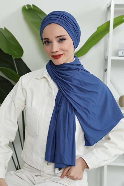 Aisha's Design Збірна трикотажна шапочка, B-1, індиго