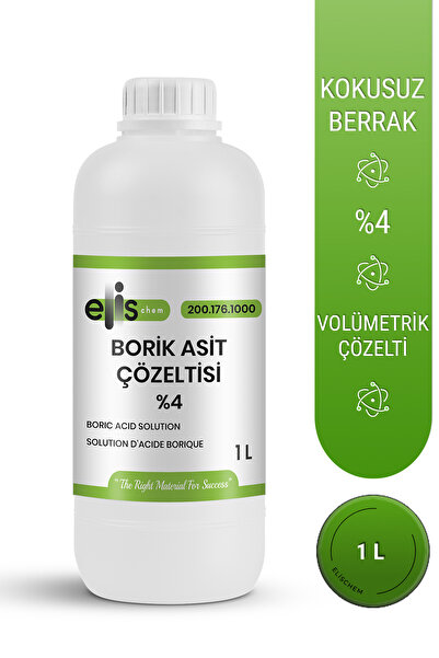 elischem Borik Asit Çözeltisi %4
