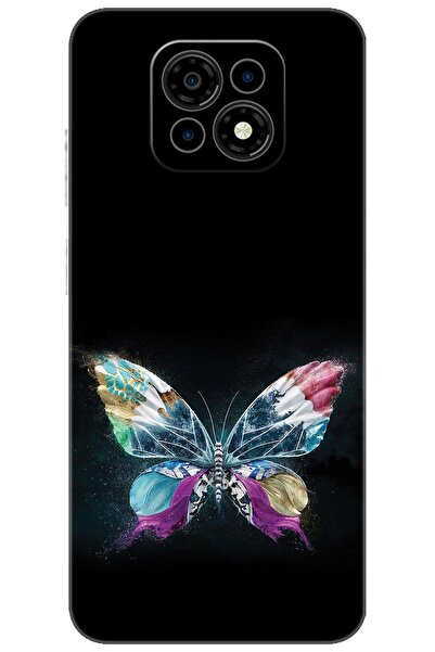 CASPER Via M30 / M30 Plus / M35 Uyumlu Kılıf Desen Baskılı Silikon Kelebek Resim STK:548 CP-1C4TRQW