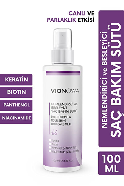 Vıonowa Güçlendirici Onarıcı Besleyici ve Nemlendirici Saç Bakım Sütü Keratin...