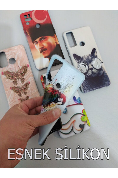 CASPER Via X40 / Via X45 Uyumlu Kılıf Desen Baskılı Silikon Mustafa Kemal Atatürk STK:390 CP-EsRCXXX