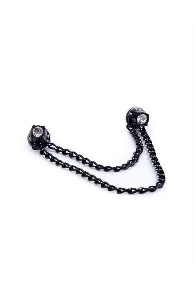 Tudors Erkek Siyah Yaka İğnesi