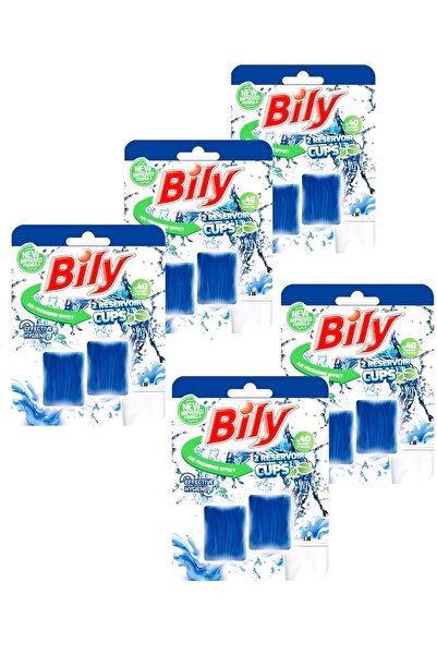 Bily 5’li Ekonomik Paket Wc Klozet Rezervuar Blok(MAVİ SU)