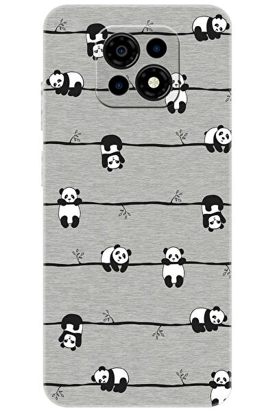 CASPER Via M30 / M30 Plus / M35 Uyumlu Kılıf Desen Baskılı Silikon Pandalar STK:751 CP-hs40W1P