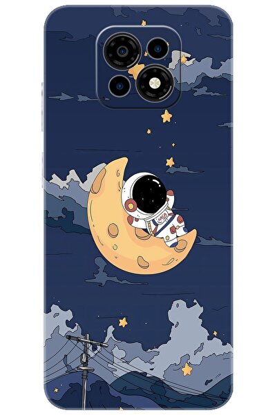 CASPER Via M30 / M30 Plus / M35 Kılıf Desen Baskılı Silikon Astronot STK:684 CP-pWJemF2