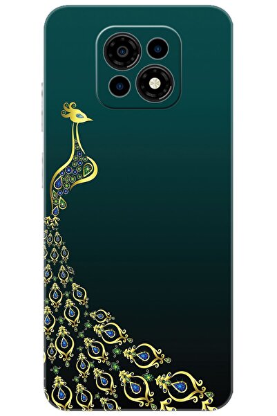 CASPER Via M30 / M30 Plus / M35 Uyumlu Kılıf Desen Baskılı Silikon Tavus Kuşu STK:540 CP-1ZxklFl