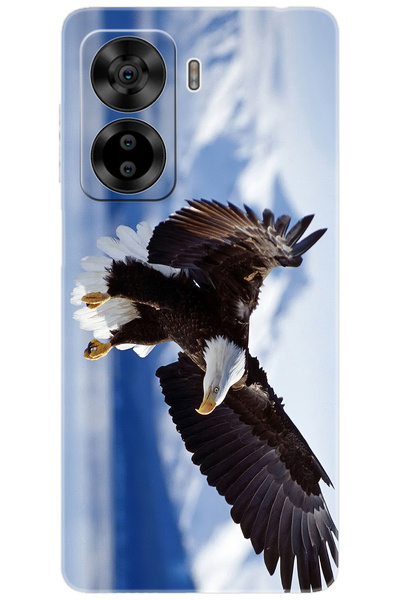 CASPER Via X40 / Via X45 Uyumlu Kılıf Desen Baskılı Silikon Kartal STK:183 CP-OAhLftv