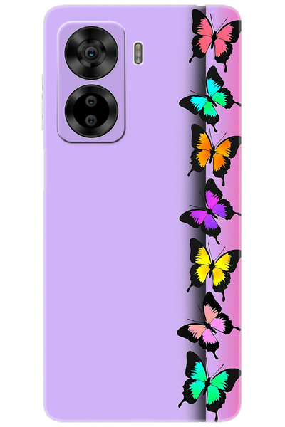 CASPER Via X40 / Via X45 Uyumlu Kılıf Desen Baskılı Silikon Kelebek STK:671 CP-ArE8j8W