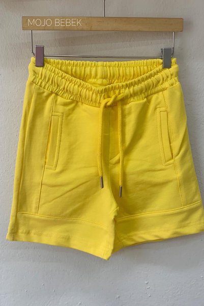 Woorage Boy's 5-12 Years Old 100% Cotton Combed Shorts 5204 Yellow