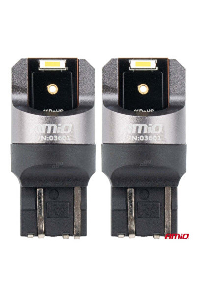OEM Set becuri FULL CANBUS PRO W21/5W 2x1860 SMD alb 12V 24V AMIO-03601