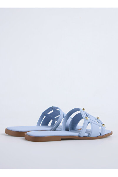 F By Fabrika Mavi Kadın Terlik DERVLA