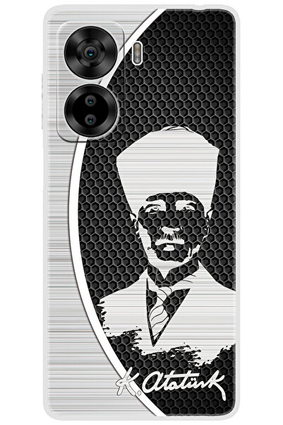 CASPER Via X40 / Via X45 Uyumlu Kılıf Desen Baskılı Silikon Atatürk Tasarım S...
