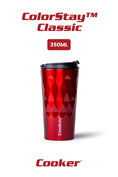 Cooker Yeni 0,35 Ml Paslanmaz Çelik 350 Ml Termos Çay Kahve Piknik Kamp Outdoor Ofis Otel Kafe Okul