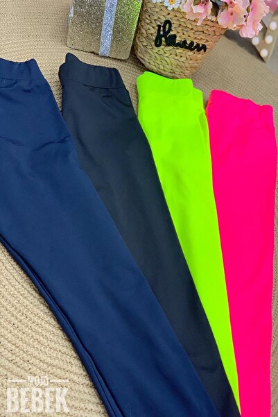 Cuties Kız Çocuk Şardonlu Tayt C1122 Sarı