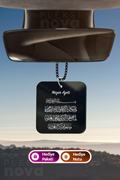 Pleksinova Nazar Duası Araba Süsü Nazar Ayeti Dikiz Aynası Süsü Araba Süsü