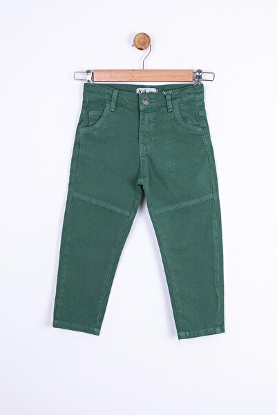 nk kids Nk Boy Lycra Colored Linen Trousers 64732 Khaki