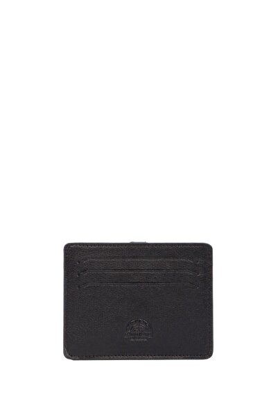CENGİZ PAKEL Hakiki Deri Siyah Yeşil Erkek Kartlık - 2453