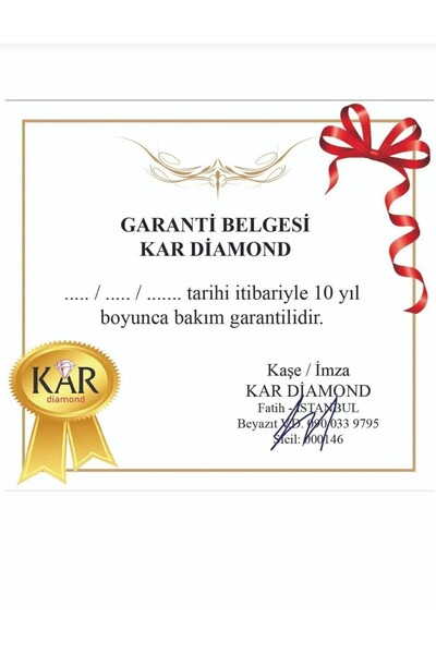 KAR DİAMOND 14 Ayar Altın Zincirli Zirkon Taşlı Üç Katmanlı Ay Ve Yıldız Kolye - Sertifikalı Işıklı Kutu Hediye