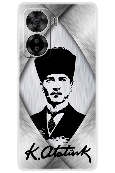 CASPER Via X40 / Via X45 Uyumlu Kılıf Desen Baskılı Silikon Atatürk Tasarım STK:402 CP-jVnNlhe