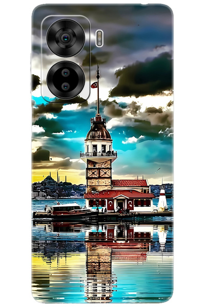 CASPER Via X40 / Via X45 Uyumlu Kılıf Desen Baskılı Silikon Kız Kulesi STK:69...