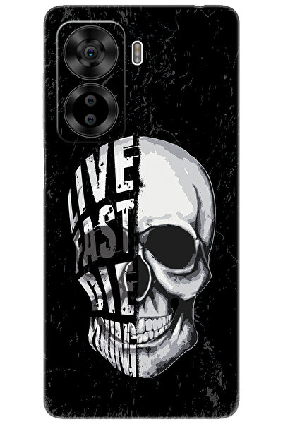 CASPER Via X40 / Via X45 Uyumlu Kılıf Desen Baskılı Silikon Kuru Kafa STK:585 CP-loPSC3L