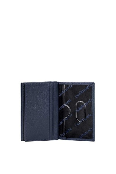 CENGİZ PAKEL Genuine Leather Cengiz Pakel Card Holder - 2305-dark blue